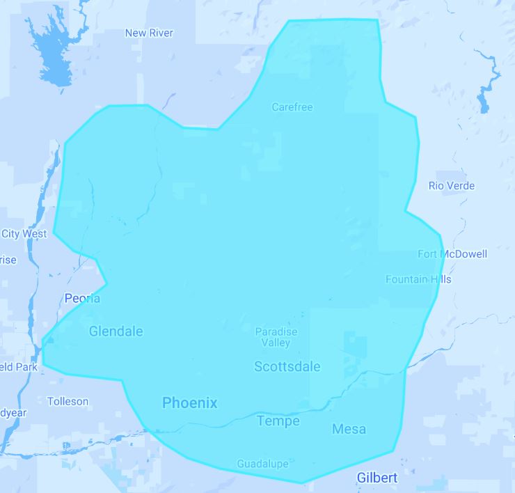 Phoenix Wireless Internet Service WiMax Coverage Map